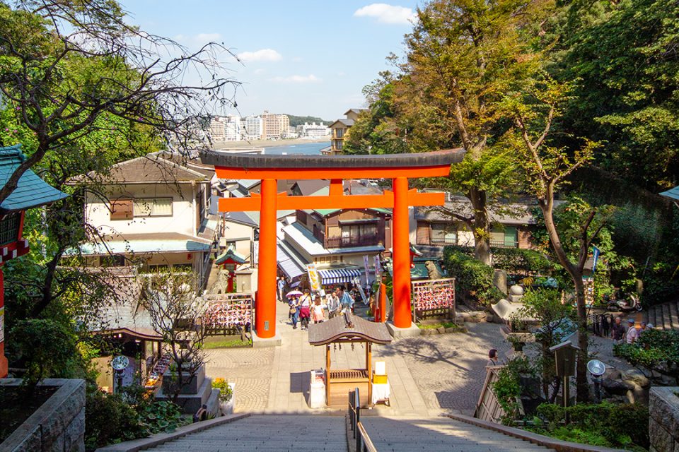 江島神社の鳥居