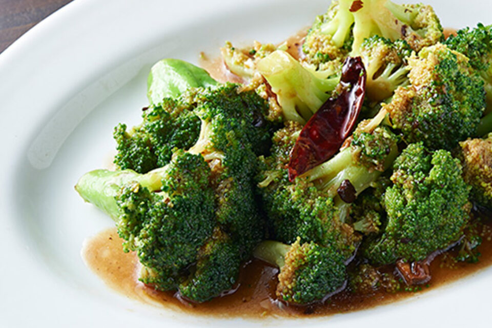 アスリート中華ダイニングイーチャンのブロッコリーの豆鼓炒め