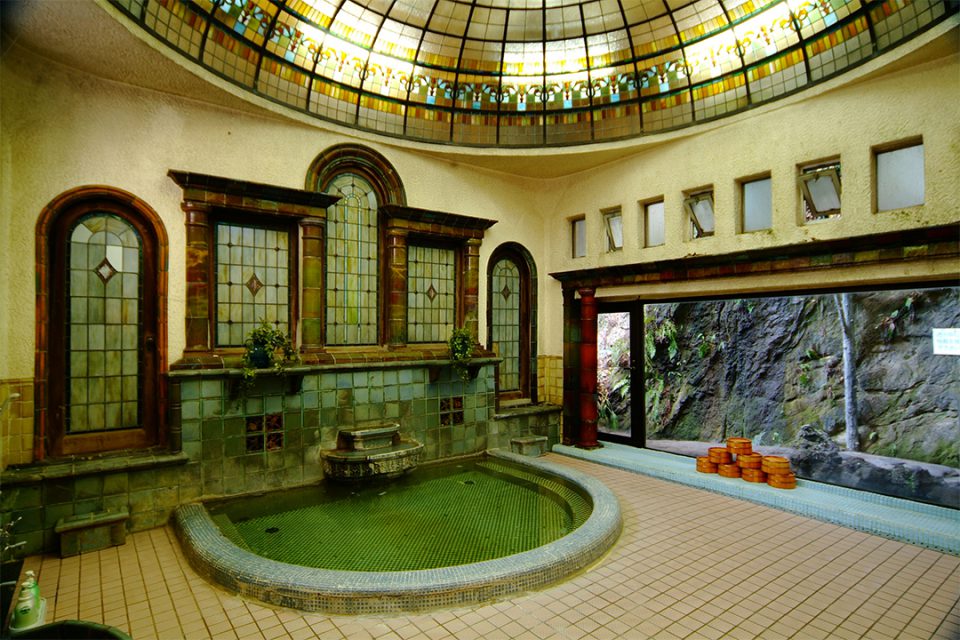 岩本楼のローマ風呂