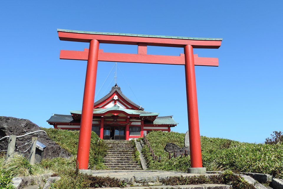 箱根 駒ヶ岳ロープウェー頂上にある箱根元宮