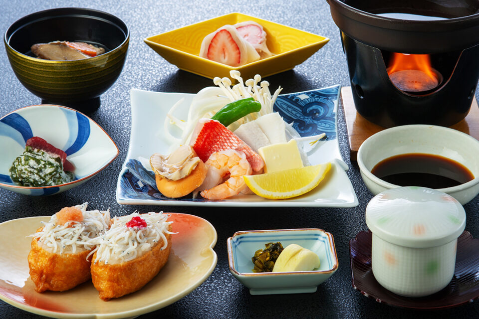 KKRわかみやのかまくら御膳（海鮮焼き）