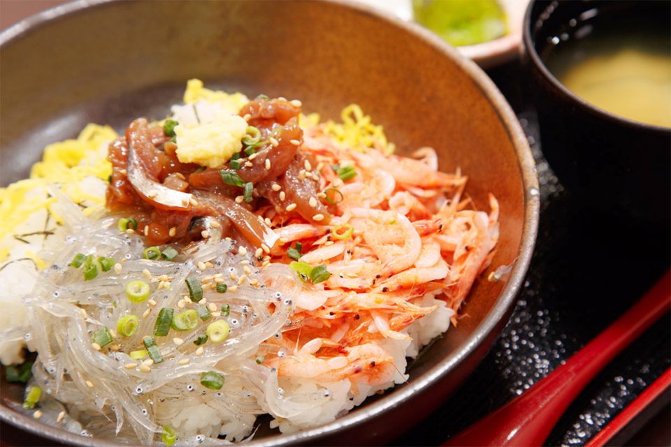 ハルミ食堂の朝潮丼