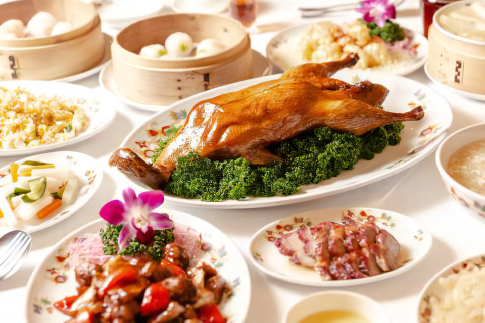 菜香新館のコース料理