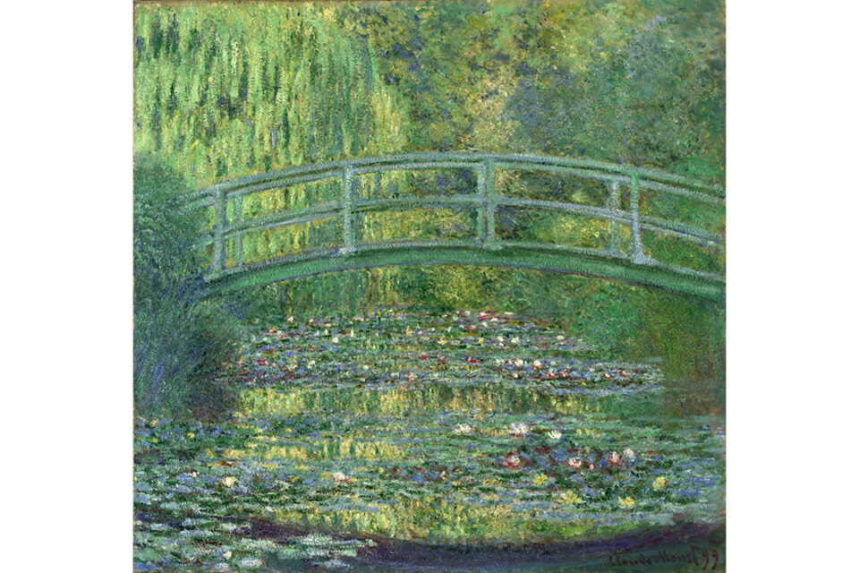 クロード・モネ 《睡蓮の池》1899年　油彩/カンヴァス　88.6 x 91.9 cm　ポーラ美術館