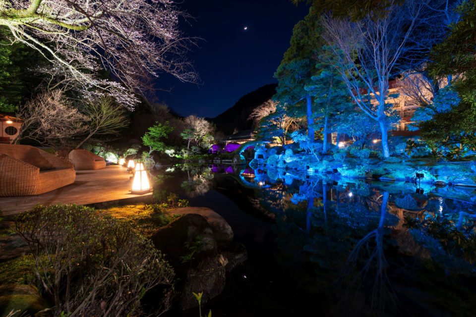 吉池旅館の山月園