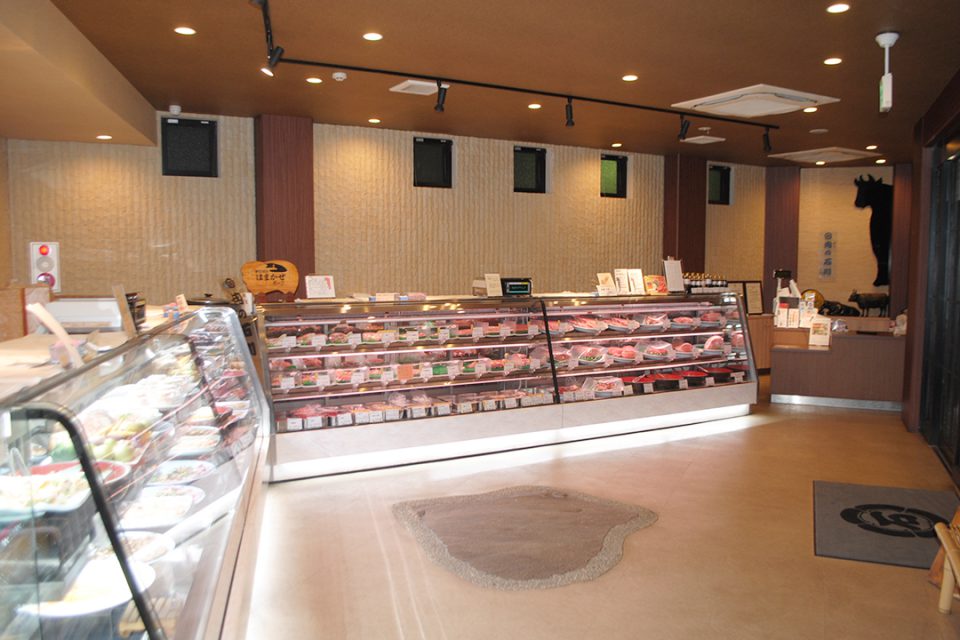 肉の石川の店内