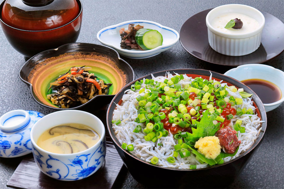 レストラン有磯のしらす丼