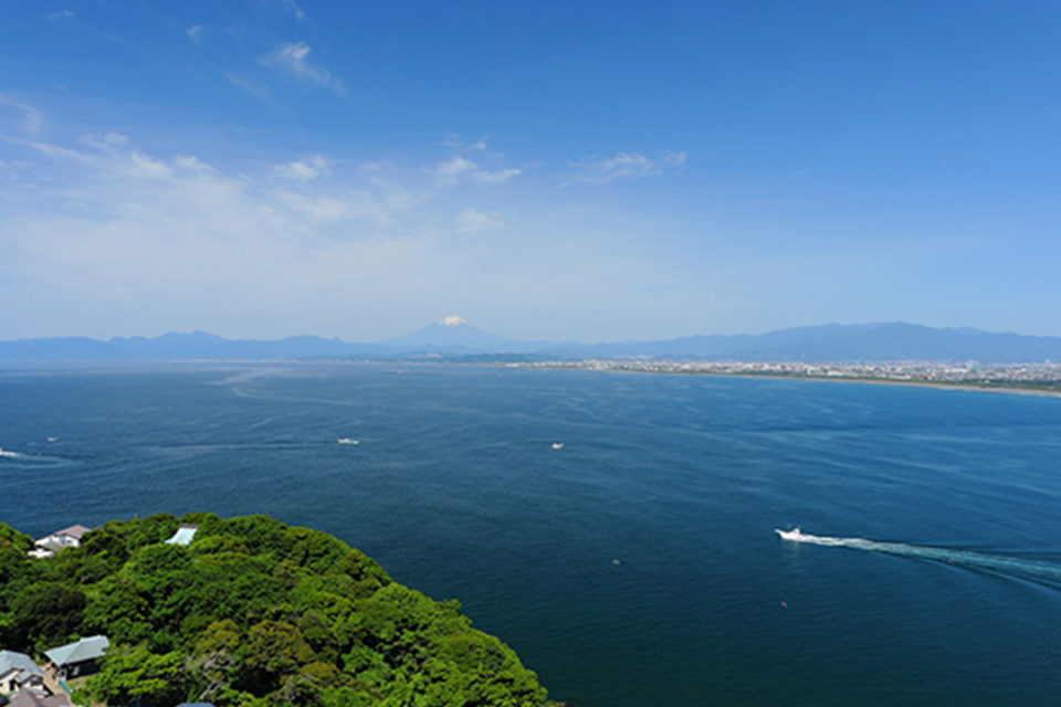 江の島シーキャンドル展望灯台からの眺め