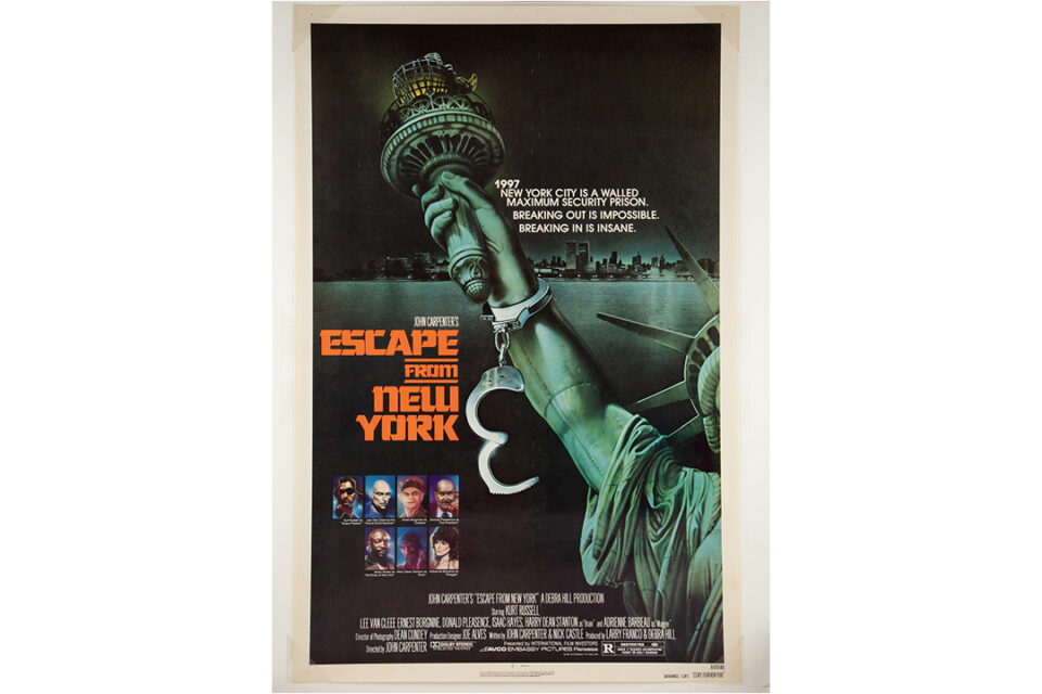 『ニューヨーク1997』(1981)US版ポスター
