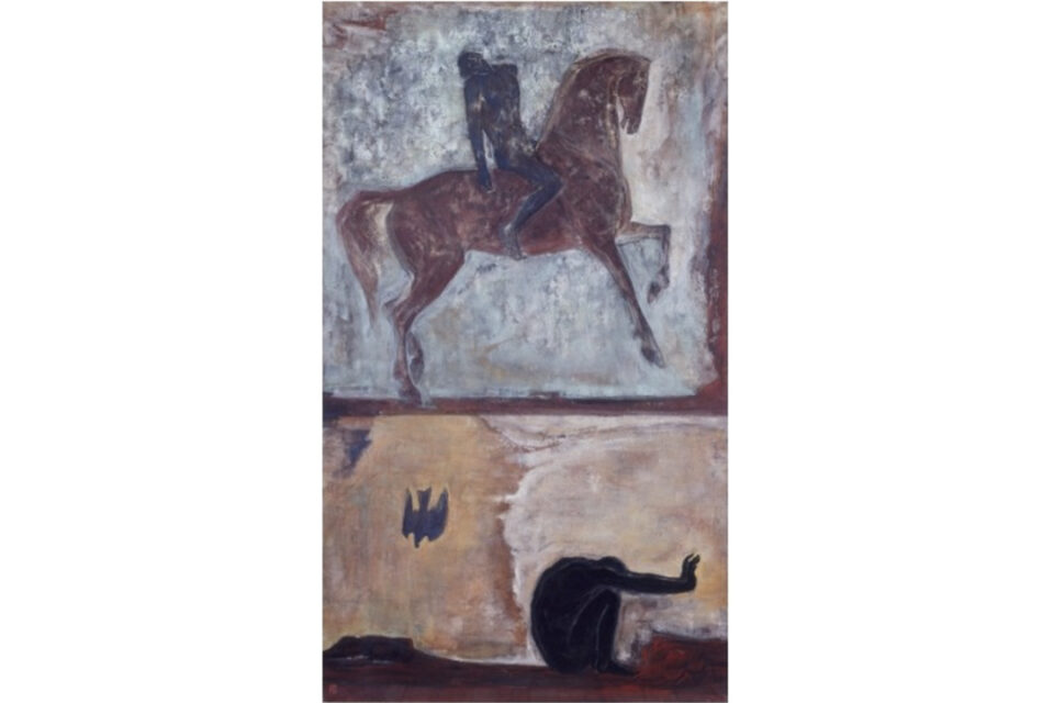 毛利 武彦 《使徒の碑》 1973年 第37回新制作展　成川美術館蔵