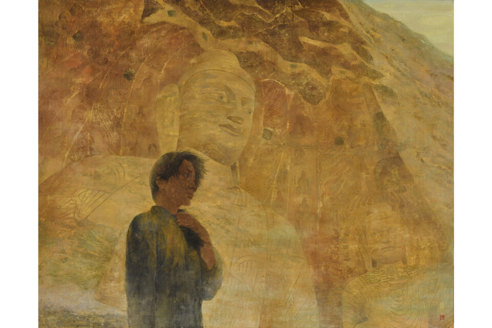 手塚雄二《遙遠》1985年 171.5×216.0cm 再興第70回院展 成川美術館蔵