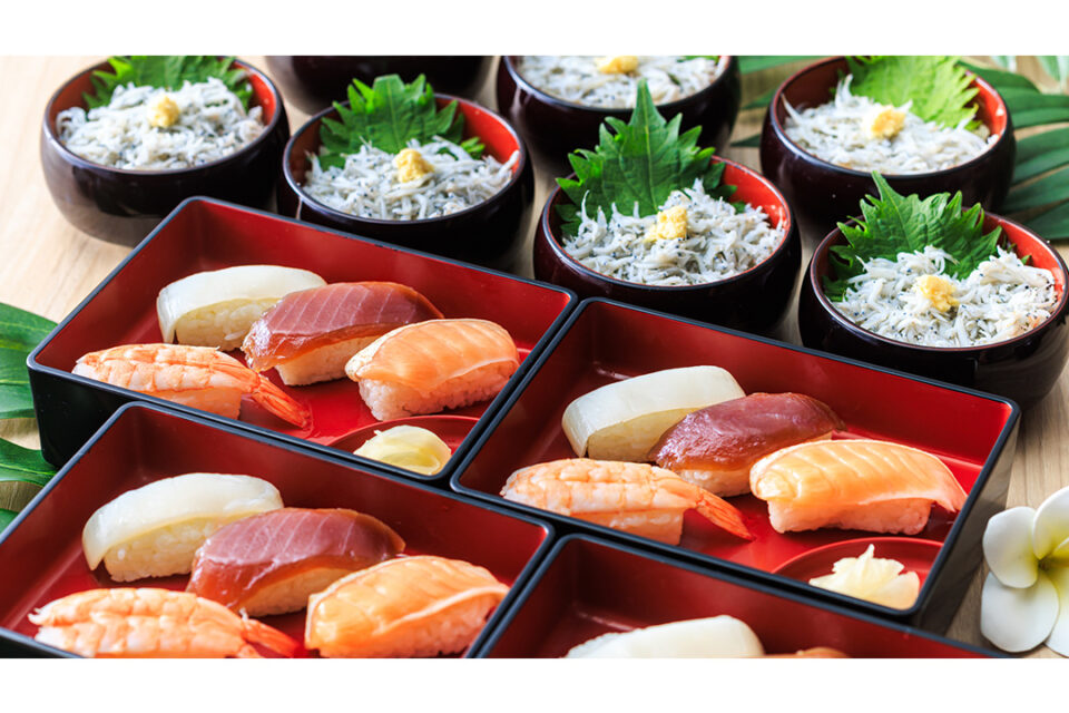 握り寿司などの和食イメージ