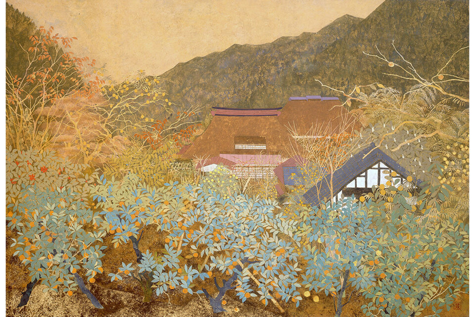 小笠原 元 《古里》 1995年 80.3 x 116.7cm　第21回春季創画展 成川美術館蔵