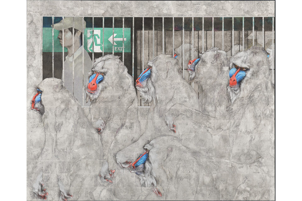 林 真 《行方》 2022年 180.2 x 225.0cm 改組 新 第9回日展・特選