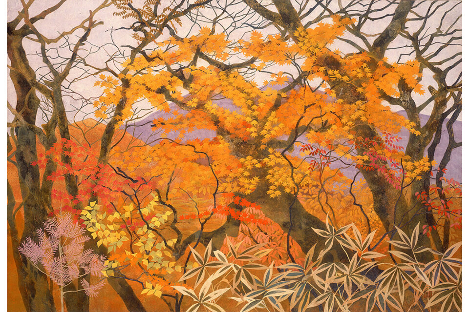 小笠原 元 《深秋》 1995年 80.3 x 116.7cm　成川美術館蔵