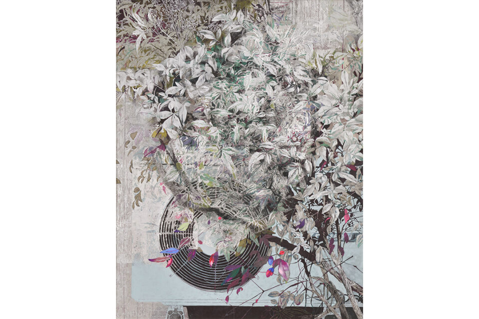 林 真 《呼吸》 2022年 116.7 x 90.9cm 第6回新日春展