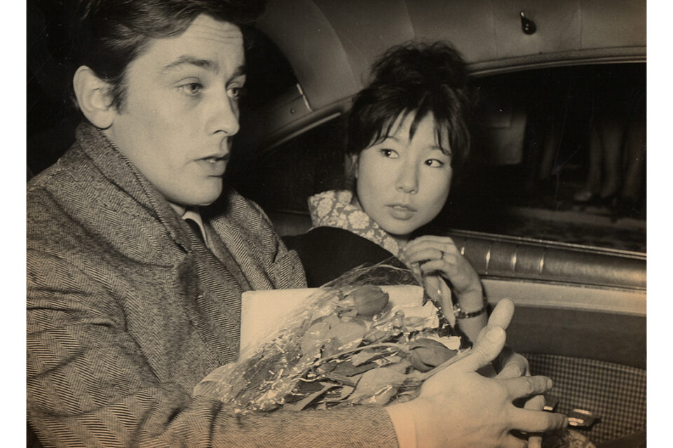 来日したアラン・ドロンと川喜多和子（1963年）