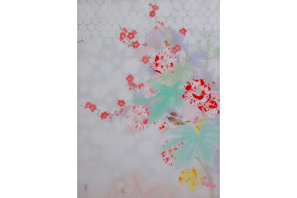 西嶋 豊彦 《四季光彩図～冬～》 2025年　72.7 × 53.0cm　成川美術館蔵