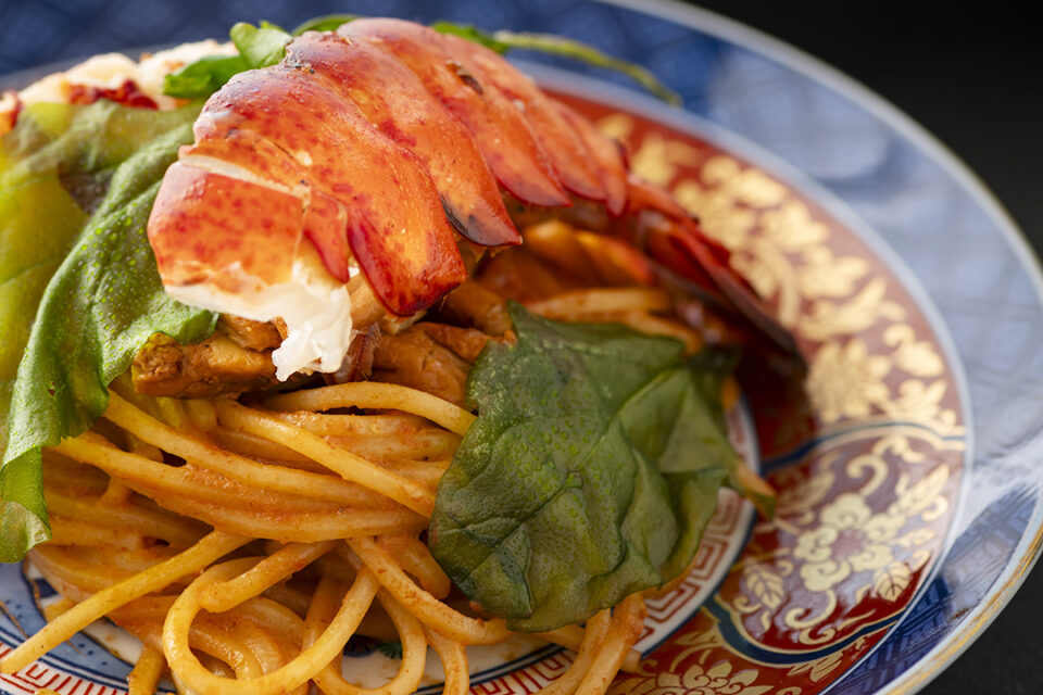 キッタラ ビスクとマスカルポーネソース