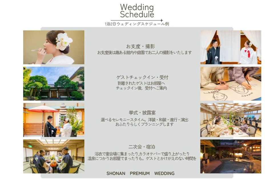 湘南プレミアムweddingの温泉旅館貸切ウェディング3