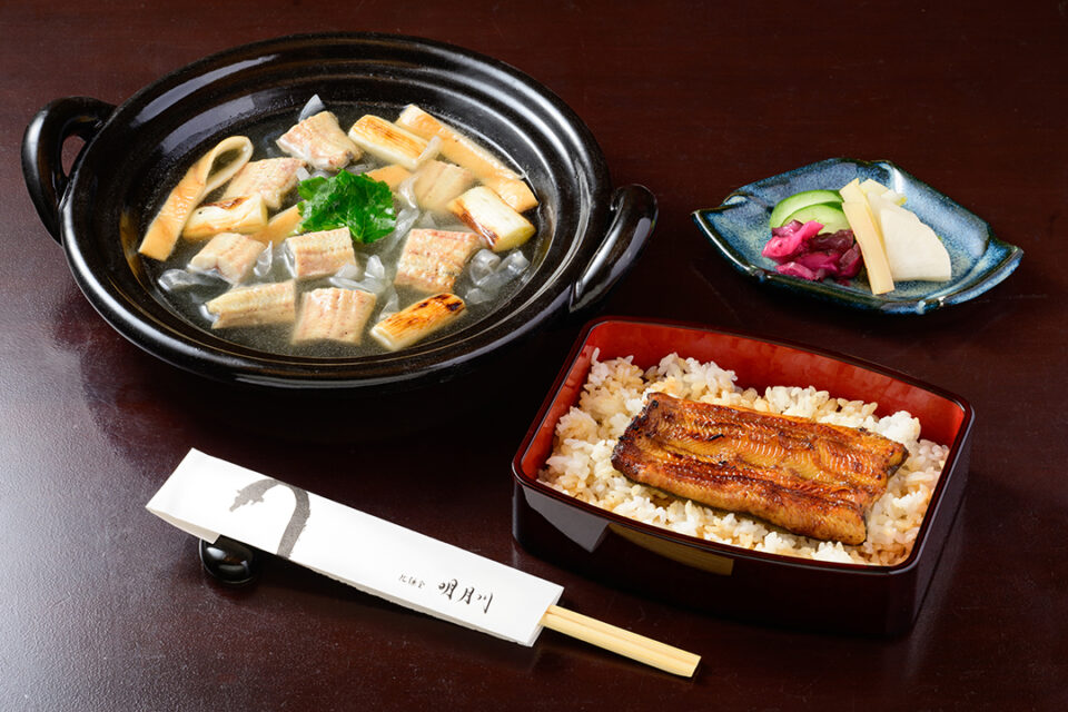 うなぎ 明月川 提供メニュー