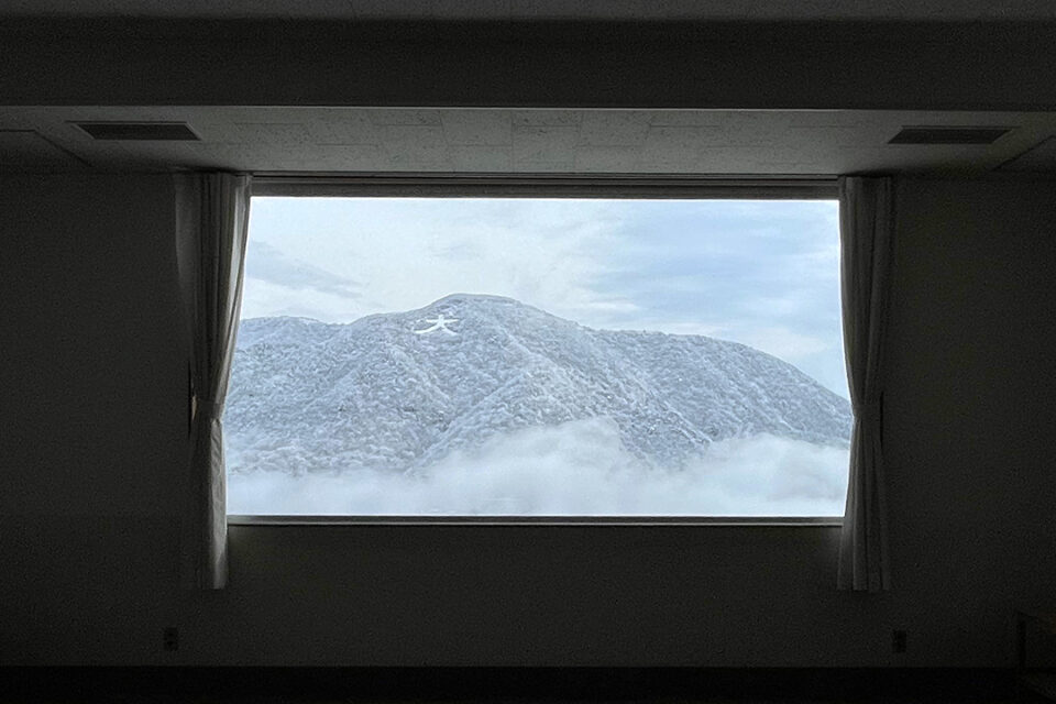 本館2階ロビーからの眺望