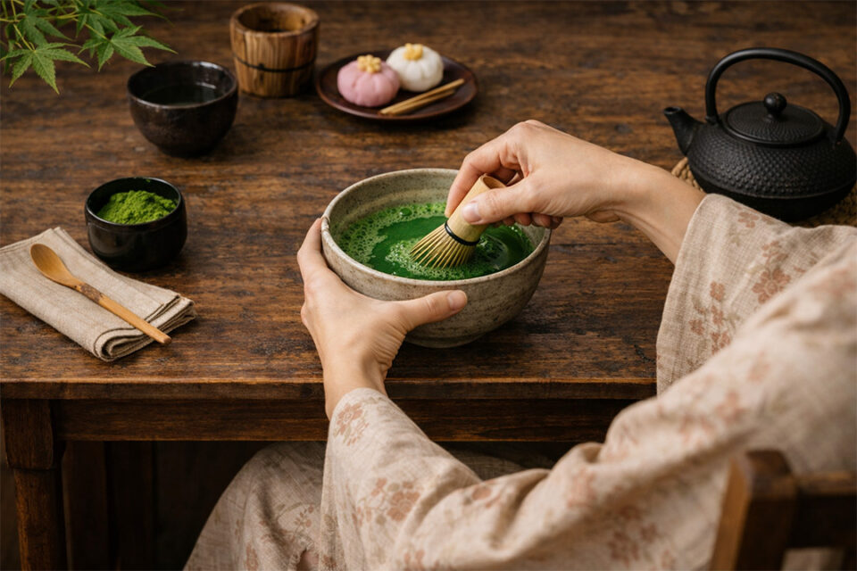 テーブル茶道のイメージ