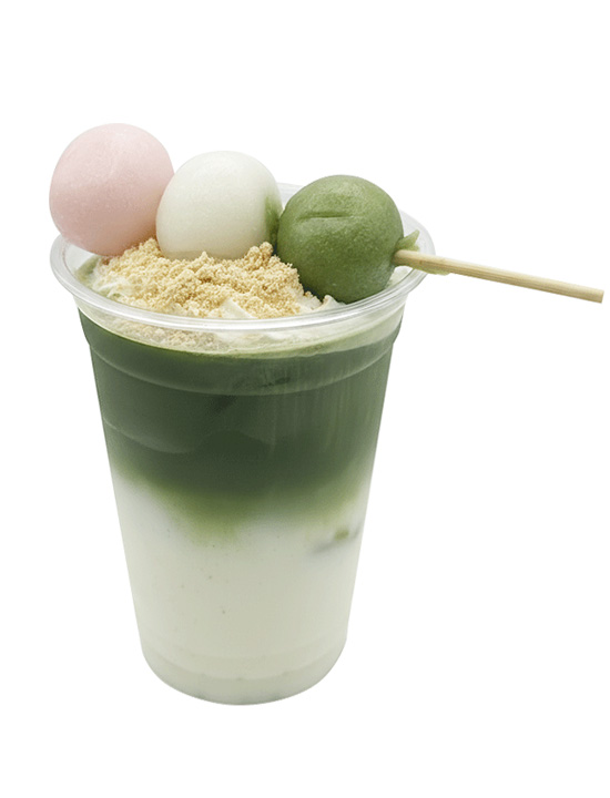だんご抹茶ラテ