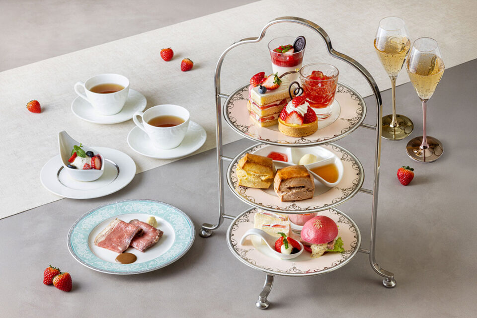 横浜ベイシェラトンの「ストロベリーアフタヌーンティーセット
」のお料理