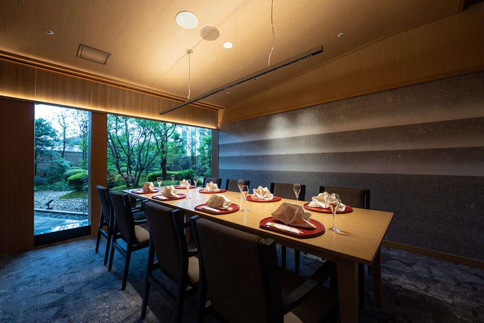 横浜ベイシェラトンの日本料理「木の花」店内