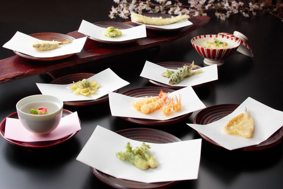 横浜ベイシェラトンの日本料理「木の花」の寿司・和牛・天ぷら会席「匠」