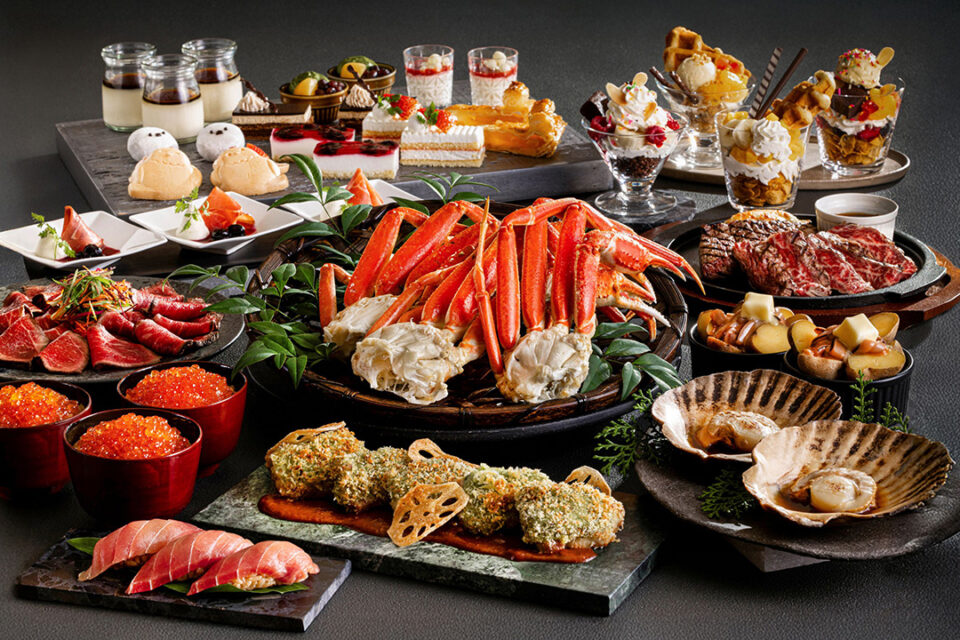 横浜ベイシェラトンのオールデイダイニング「コンパス」の「冬の北海道フェア」お料理