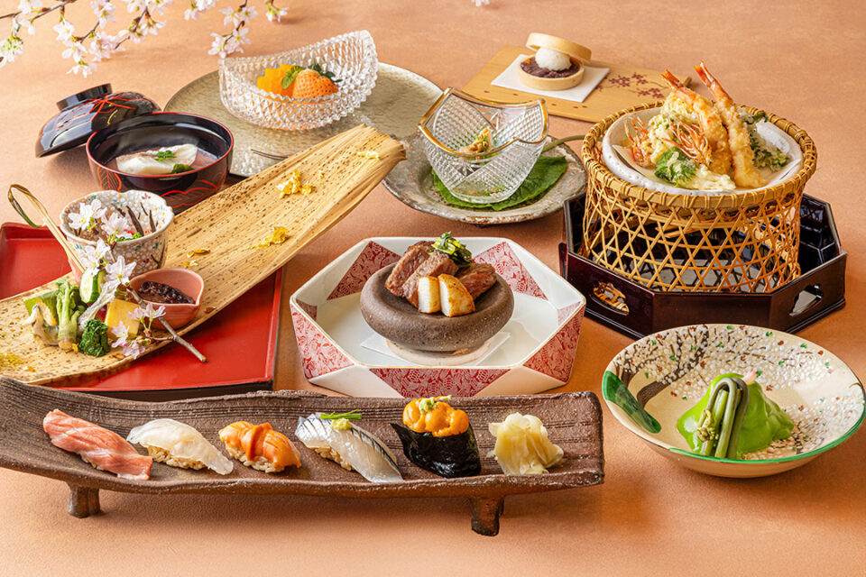 横浜ベイシェラトンの日本料理「木の花」の「春のお祝い会席」